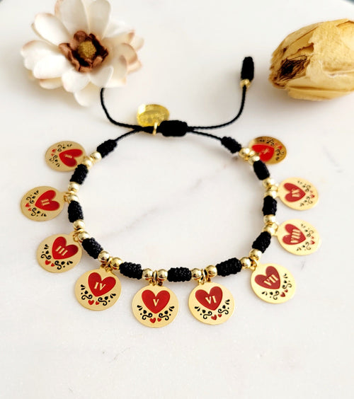 10 Commandments Bracelet – Black | Handmade jewelry by Franchesca Jewels