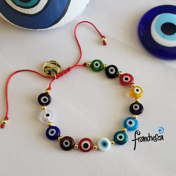 13 Eyes Bracelet | Handmade jewelry by Franchesca Jewels