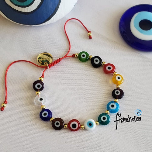 13 Eyes Bracelet | Handmade jewelry by Franchesca Jewels