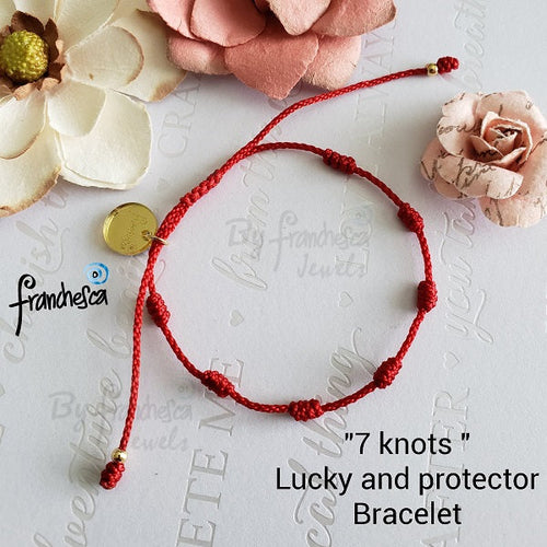 7 Knots Thread Bracelet | Handmade jewelry by Franchesca Jewels