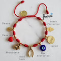7 Wishes In Red Bracelet | Handmade jewelry by Franchesca Jewels