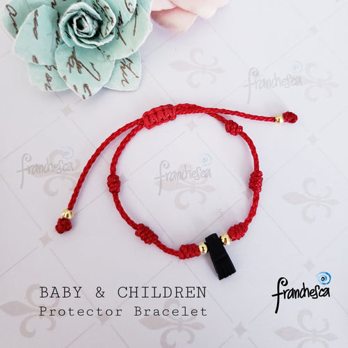 Azabache Baby Bracelet | Handmade jewelry by Franchesca Jewels