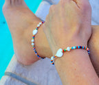 Cocoa Beach Anklet | Handmade jewelry by Franchesca Jewels