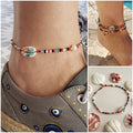 Color Cowrie Anklet | Handmade jewelry by Franchesca Jewels