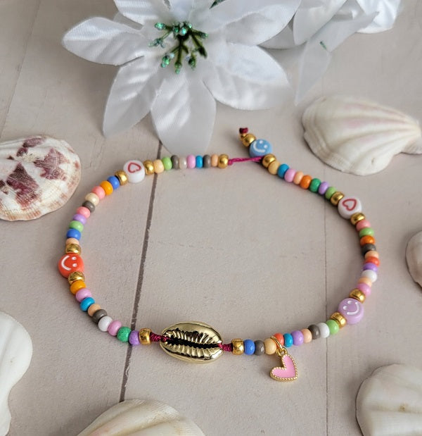 Cute Beach Anklet | Handmade jewelry by Franchesca Jewels