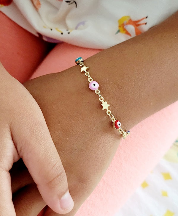 Ojitos Baby And Children Protector Bracelet | Handmade jewelry by Franchesca Jewels