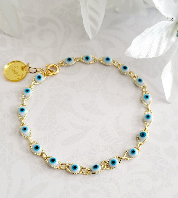 Ojitos Claros Bracelet | Handmade jewelry by Franchesca Jewels