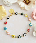 Ojitos Multicolor Bracelet | Handmade jewelry by Franchesca Jewels