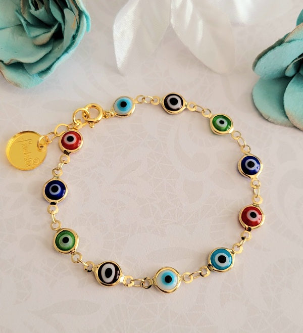 Ojitos Protectores Bracelet | Handmade jewelry by Franchesca Jewels