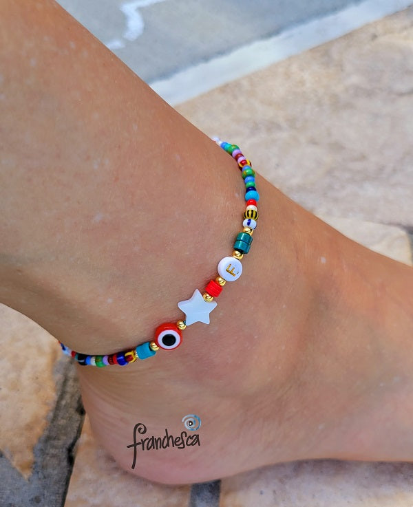 Super Star Anklet | Handmade jewelry by Franchesca Jewels
