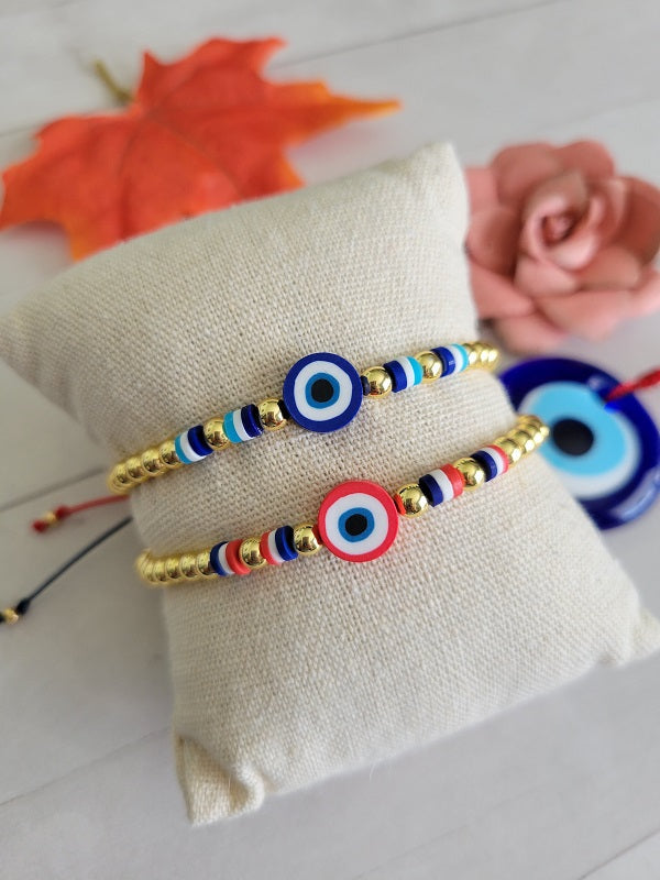 Tommy Eyes Bracelet | Handmade jewelry by Franchesca Jewels