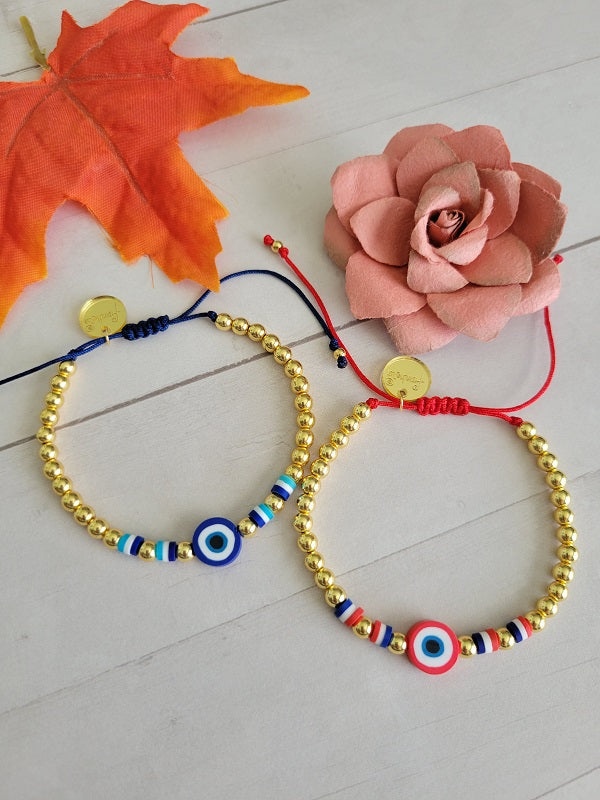 Tommy Eyes Bracelet | Handmade jewelry by Franchesca Jewels