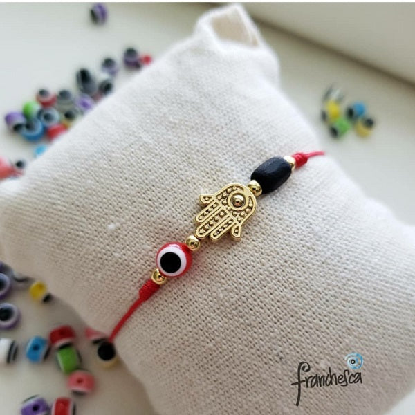 Triple Protectora Bracelet | Handmade jewelry by Franchesca Jewels