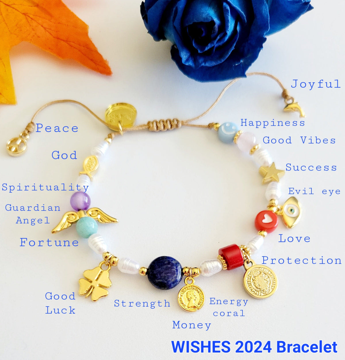 Wishes 2024 Bracelet | Handmade jewelry by Franchesca Jewels